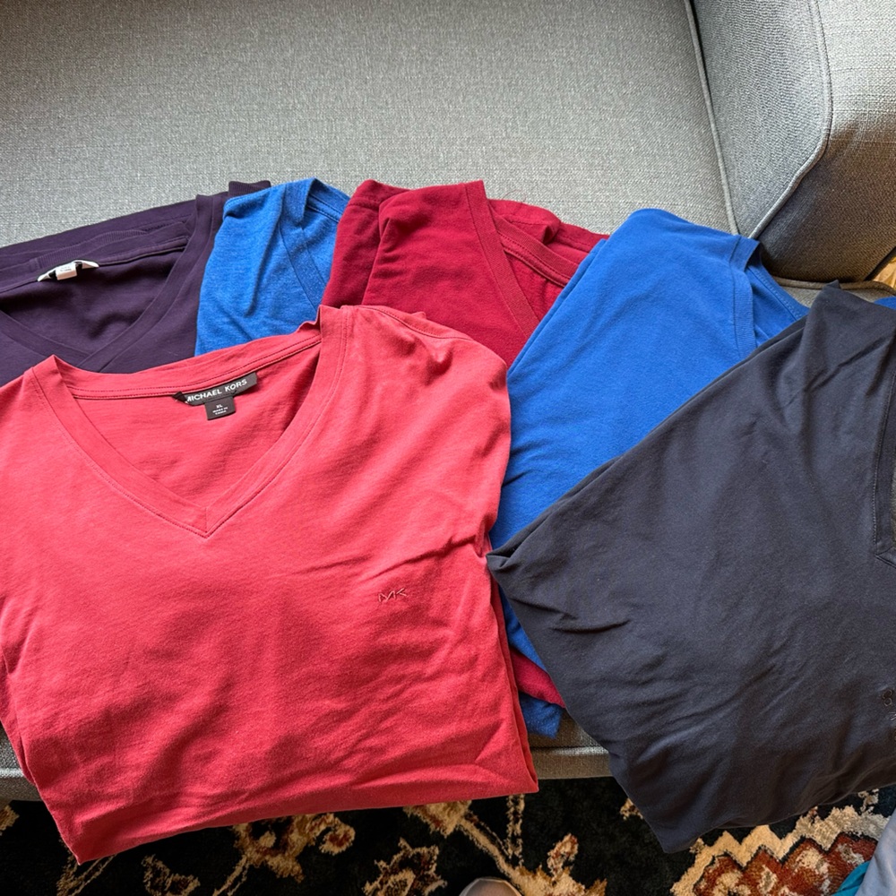 Lot of 6 neck XL T shirts
